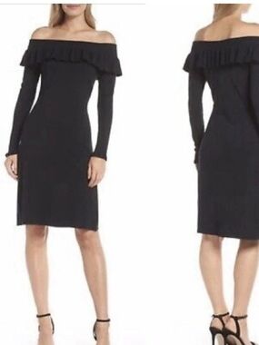 NWT Lilly Pulitzer size L Moda sweater dress in black